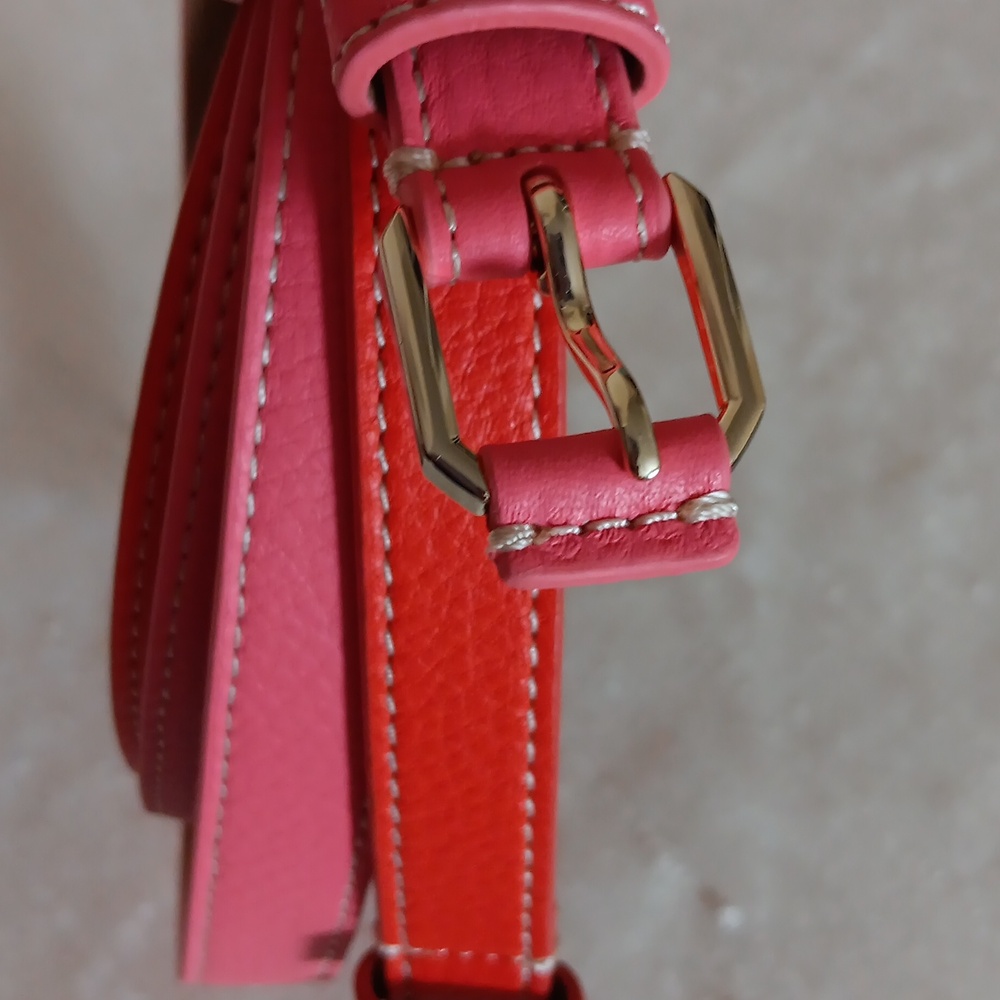 🌺Talbots Leather Belts in Pink & Orange - Picture 13 of 14